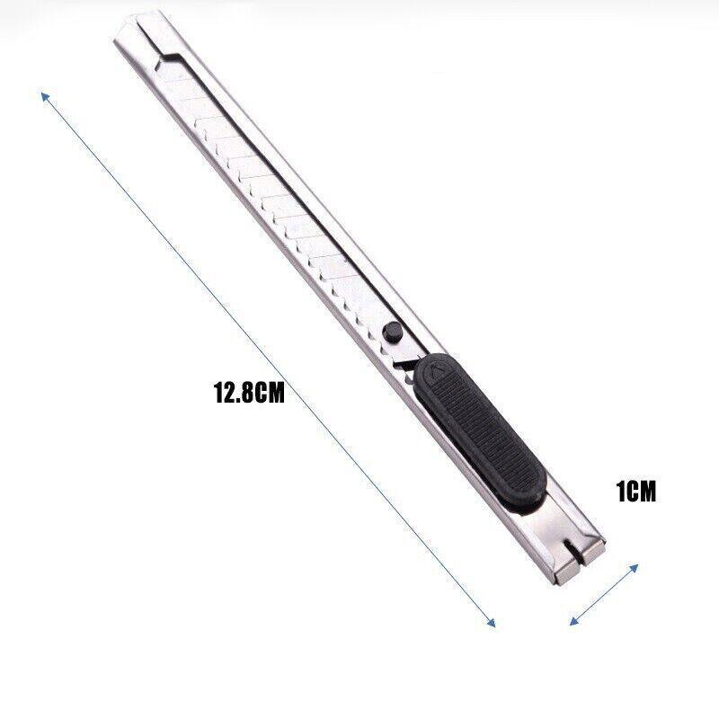 5PCS Snap-Off Daily Utility Knife Lock Back Box Cutters Retractable Knifes V528-MINICUTTERS-5PCS-102449