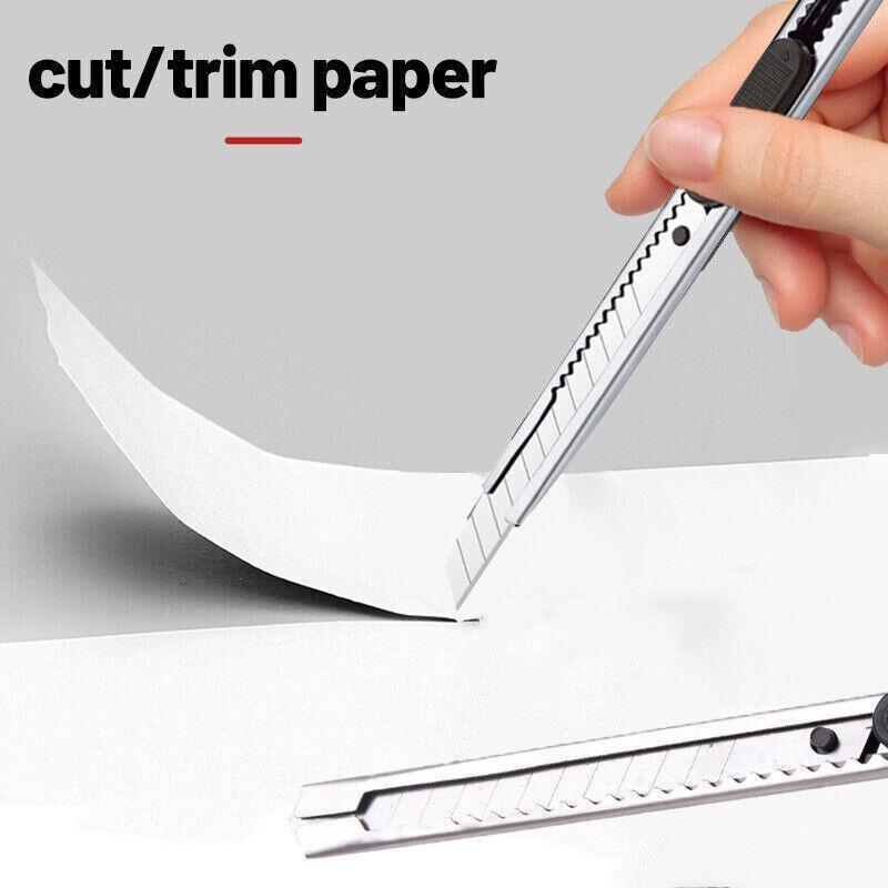 5PCS Snap-Off Daily Utility Knife Lock Back Box Cutters Retractable Knifes V528-MINICUTTERS-5PCS-102449