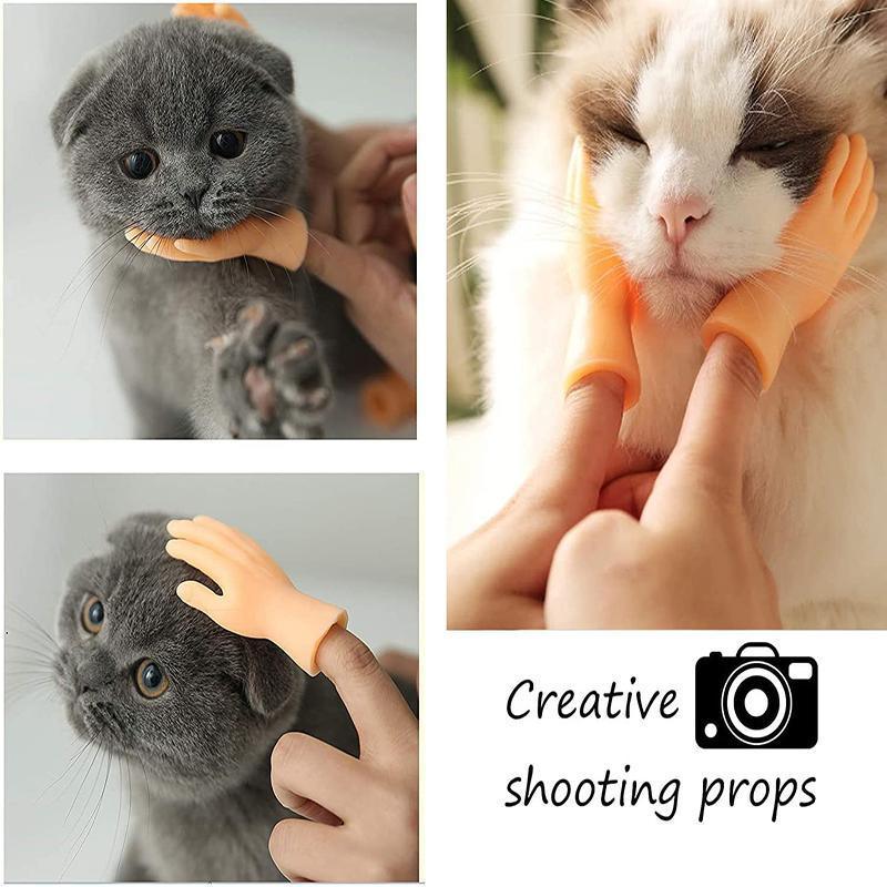 2PCS Mini Finger Hands Toy Gag Props for Pets Parties Cosplay Photography V528-MINIFINGERHANDS-2PCS-284940