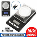 High Precision 50g 0.001g Digital Milligram Scale for Jewelry and Powder V528-MINI JEWELRY SCALE-918175