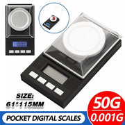 High Precision 50g 0.001g Digital Milligram Scale for Jewelry and Powder V528-MINI JEWELRY SCALE-918175