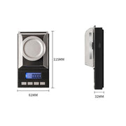 High Precision 50g 0.001g Digital Milligram Scale for Jewelry and Powder V528-MINI JEWELRY SCALE-918175