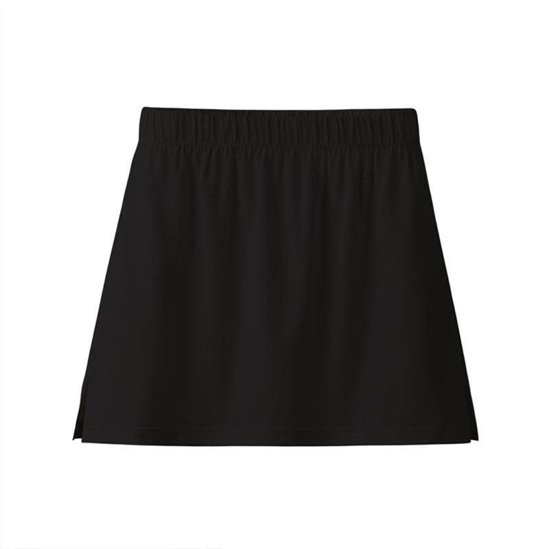 Fashion Hack Mini Skirt Shirt Extenders Adjustable Layering Fake Top Lower-Sweep - Black V528-MINISKIRTSHIRT-BLACK-517090