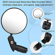 Adjustable Bicycle Rearview Mirror Convex Lens for MTB and Road Bikes V528-MIRROR-26845
