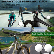 Adjustable Bicycle Rearview Mirror Convex Lens for MTB and Road Bikes V528-MIRROR-26845