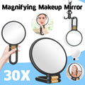 Makeup Mirror Handheld Magnifying Mirror 30X Portable Mirror Compact Travel Tool - Black V528-MIRROR-BLACK-30-499190