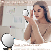 Makeup Mirror Handheld Magnifying Mirror 30X Portable Mirror Compact Travel Tool - Black V528-MIRROR-BLACK-30-499190