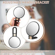 Makeup Mirror Handheld Magnifying Mirror 30X Portable Mirror Compact Travel Tool - Black V528-MIRROR-BLACK-30-499190