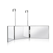 3Way Makeup Mirror for Hair Cutting Styling Hanging Beauty Tool Adjustable V528-MIRROR-BLACK-899122