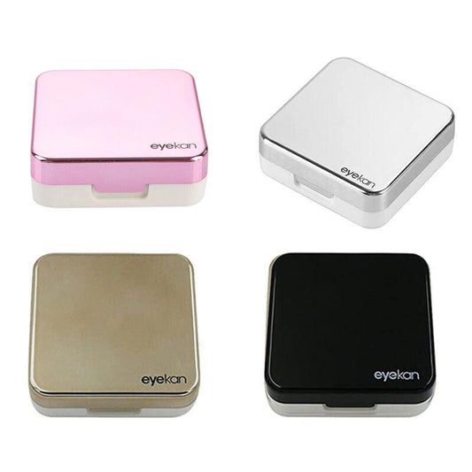 Contact Lens Tweezers Stick Inserted Remover Tool Kit Tip Storage Case Box Sets - Rose Gold V528-MIRRORGLASSESCASE-ROSEGOLD-27580