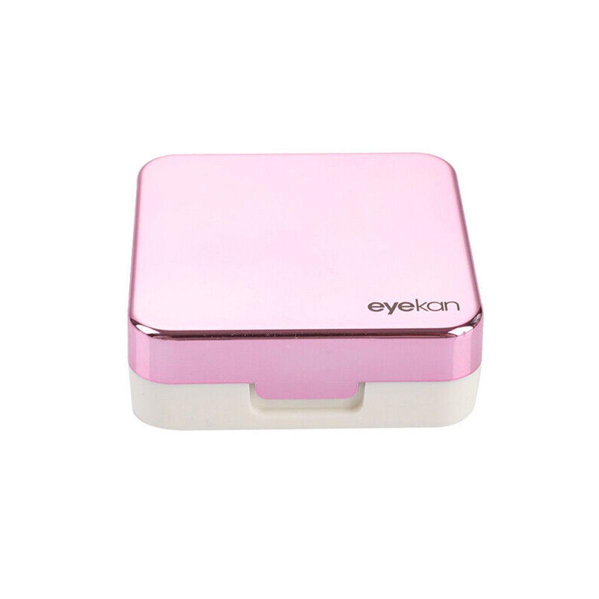 Contact Lens Tweezers Stick Inserted Remover Tool Kit Tip Storage Case Box Sets - Rose Red V528-MIRRORGLASSESCASE-ROSERED-41409