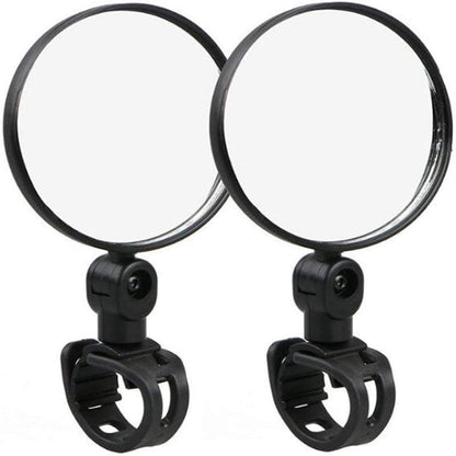 2PCS 360 Degree Bicycle Rearview Mirror Handlebar Mount Adjustable V528-MIRRORHANDLEBAR-2PCS-353266