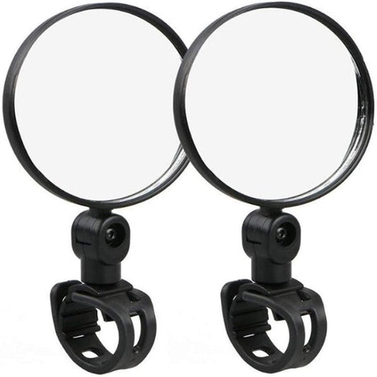 2PCS 360 Degree Bicycle Rearview Mirror Handlebar Mount Adjustable V528-MIRRORHANDLEBAR-2PCS-353266