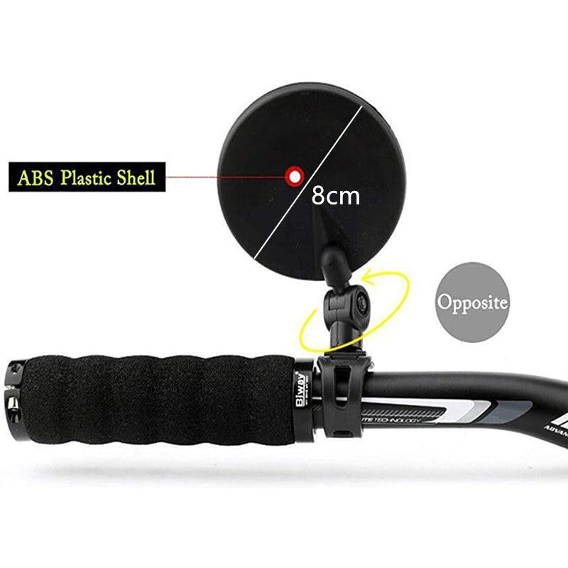 2PCS 360 Degree Bicycle Rearview Mirror Handlebar Mount Adjustable V528-MIRRORHANDLEBAR-2PCS-353266