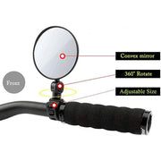 2PCS 360 Degree Bicycle Rearview Mirror Handlebar Mount Adjustable V528-MIRRORHANDLEBAR-2PCS-353266