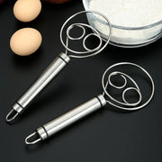 Stainless Steel Double Eye Coil Flour Mixer Household Baking Tool Egg Beate V528-MIXER-823235