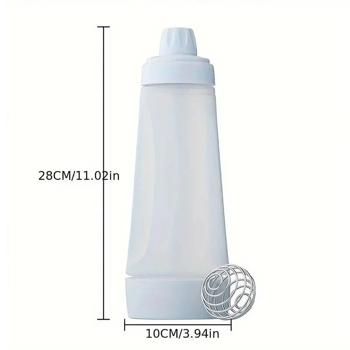 1000ml Hand Crank Batter Dispenser Mixing Jug with Scale for Muffins Pancakes V528-MIXING-BOTTLE-231949