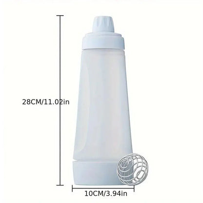 1000ml Hand Crank Batter Dispenser Mixing Jug with Scale for Muffins Pancakes V528-MIXING-BOTTLE-231949