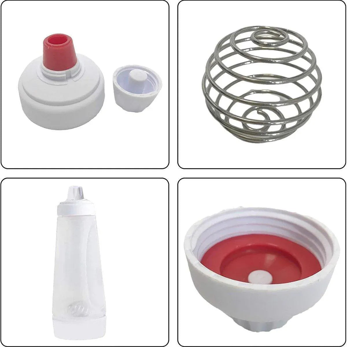 1000ml Hand Crank Batter Dispenser Mixing Jug with Scale for Muffins Pancakes V528-MIXING-BOTTLE-231949