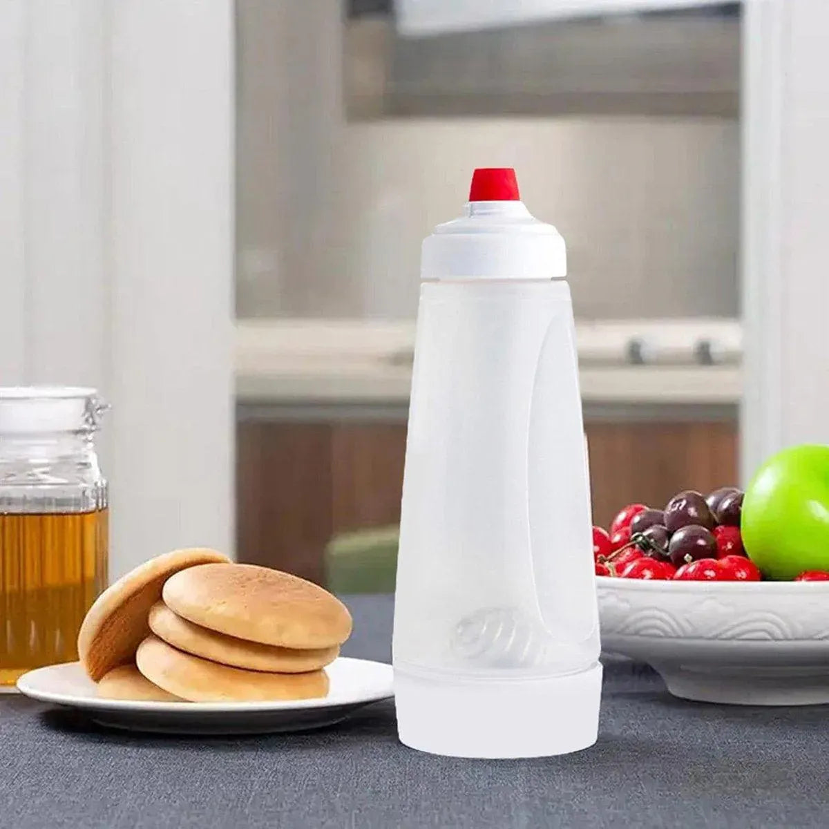 1000ml Hand Crank Batter Dispenser Mixing Jug with Scale for Muffins Pancakes V528-MIXING-BOTTLE-231949