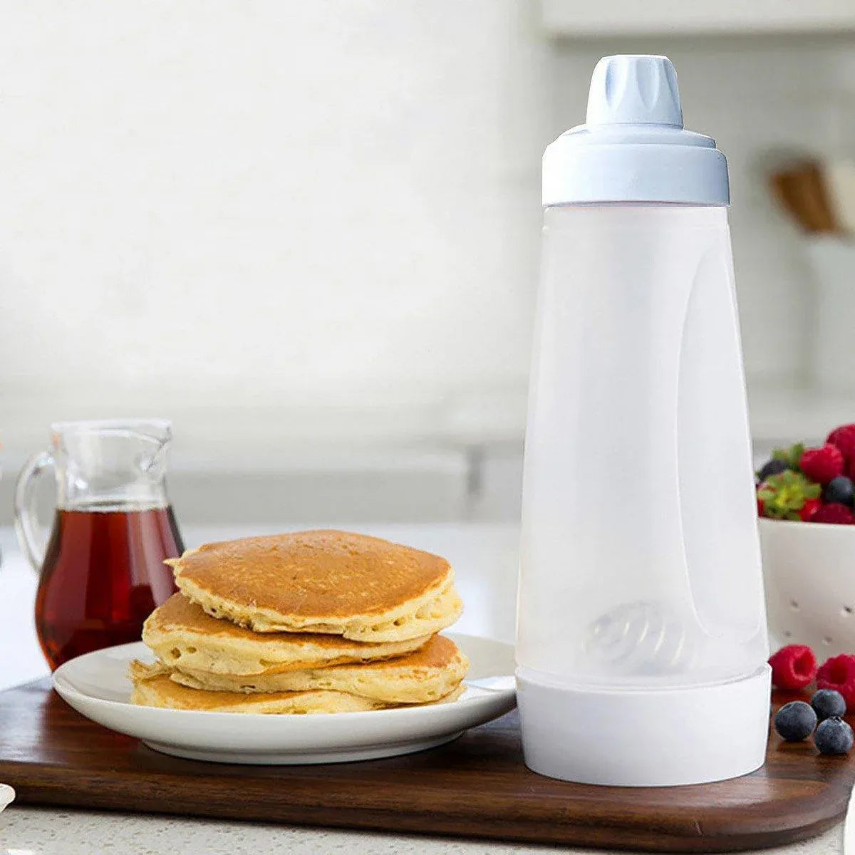 1000ml Hand Crank Batter Dispenser Mixing Jug with Scale for Muffins Pancakes V528-MIXING-BOTTLE-231949