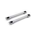 2pcs Adjustable Refrigerator Washing Machine Base Stand Movable Support Shelf - Grooved V528-MOBILE-STAND-DARK-GREY-359300