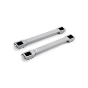 2pcs Adjustable Refrigerator Washing Machine Base Stand Movable Support Shelf - Grooved V528-MOBILE-STAND-DARK-GREY-359300