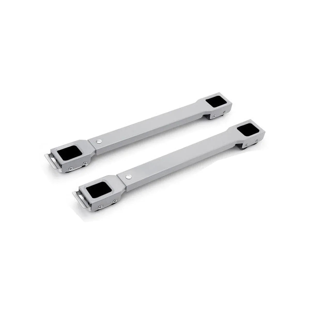 2pcs Adjustable Refrigerator Washing Machine Base Stand Movable Support Shelf - Grooved V528-MOBILE-STAND-DARK-GREY-359300