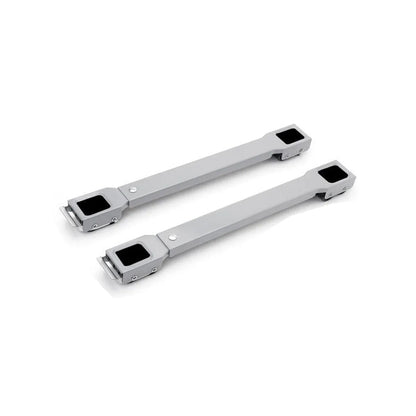2pcs Adjustable Refrigerator Washing Machine Base Stand Movable Support Shelf - Grooved V528-MOBILE-STAND-DARK-GREY-359300
