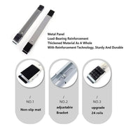 2pcs Adjustable Refrigerator Washing Machine Base Stand Movable Support Shelf - Grooved V528-MOBILE-STAND-DARK-GREY-359300