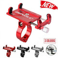 Aluminium Alloy Bicycle Phone Holder Handlebar Mount For Bike Motorcycle - Red V528-MOBILEPHONEHOLDER-RED-72242