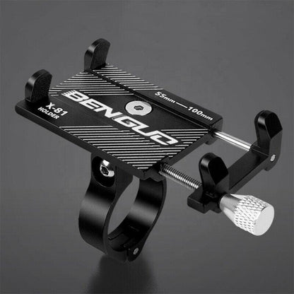 Aluminium Alloy Bicycle Phone Holder Handlebar Mount For Bike Motorcycle - Red V528-MOBILEPHONEHOLDER-RED-72242
