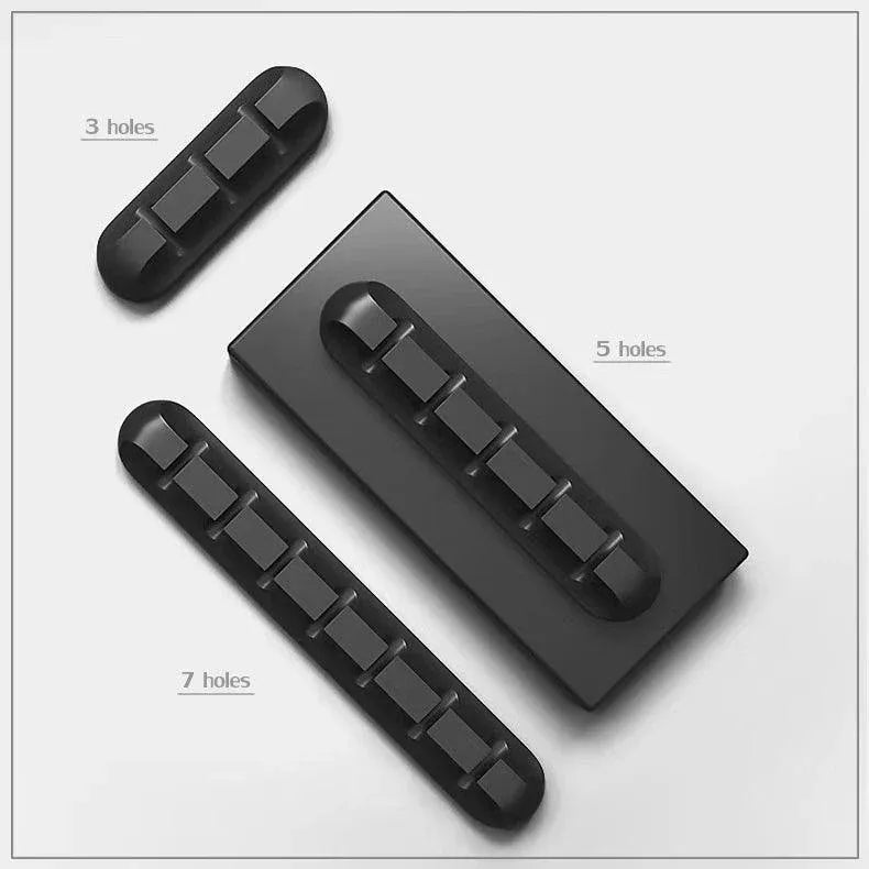 Value Pack Usb Charge Cable Holder Desk Cable Clips Organizer Cord Management - 5 Clips V528-MODEL-5CLIPS59770