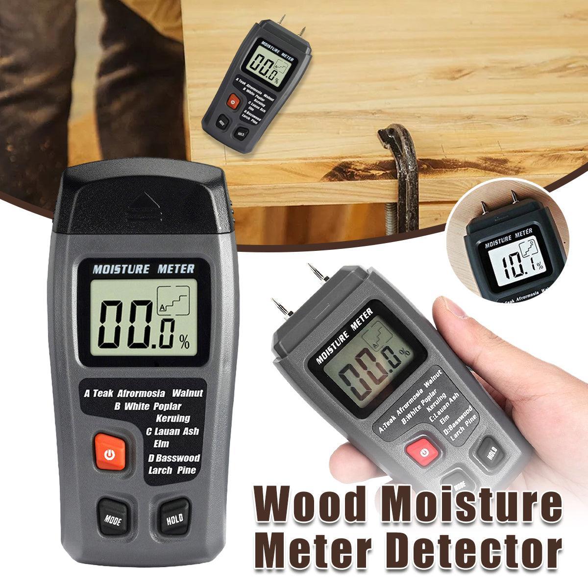 Digital Wood Moisture Meter Accurate Humidity Tester for Lumber and Firewood V528-MOISTURE-METER-480208