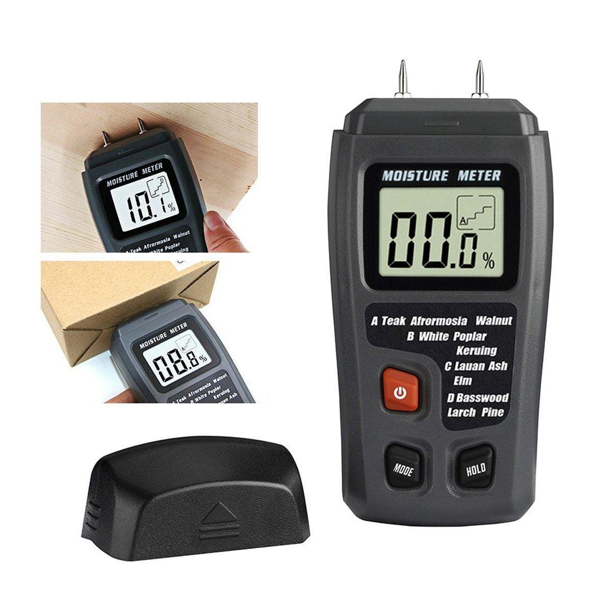 Digital Wood Moisture Meter Accurate Humidity Tester for Lumber and Firewood V528-MOISTURE-METER-480208