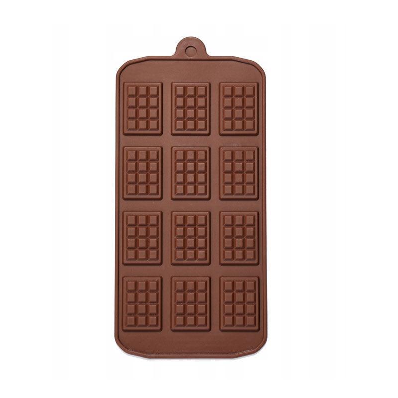 Mini Chocolate Bar Flexible Silicone Mold Candy Chocolate Cake Jelly Mould V528-MOLD-025874