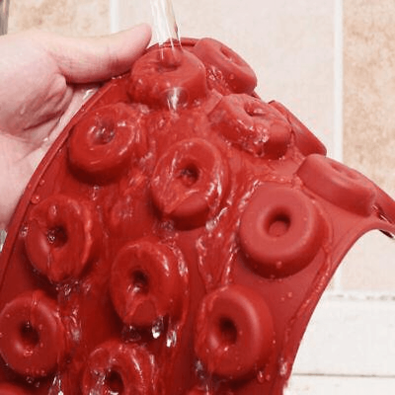 18 Cavity Mini Donut Doughnut Chocolate Pan Tray Silicone Mold Baking Cake Mould V528-MOLD-98574