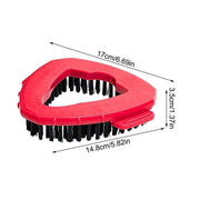 2PCS Triangle Rotating Mop Head Replacement Floor Brush Universal Cleaning Mop V528-MOP-HEAD-2PCS-RED-840578