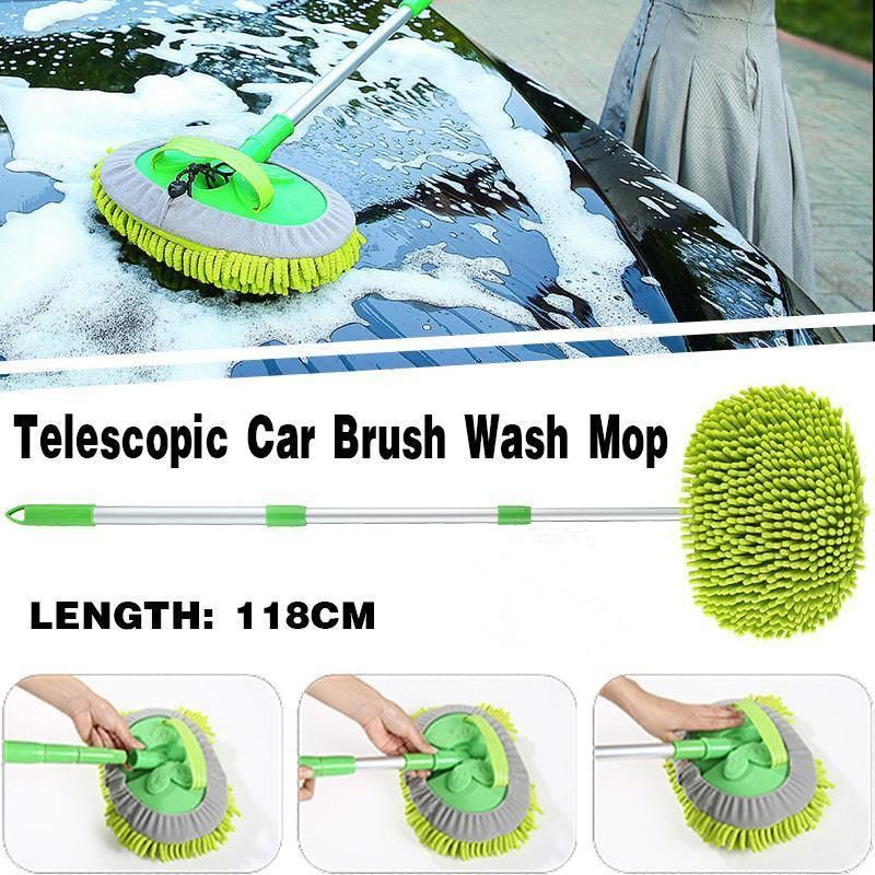 New Telescopic Car Brush Wash Soft Care Mop Vehicle Cleaning Window Adjustable - Mop Cloth(mop not included) V528-MOPCLOTH-416113