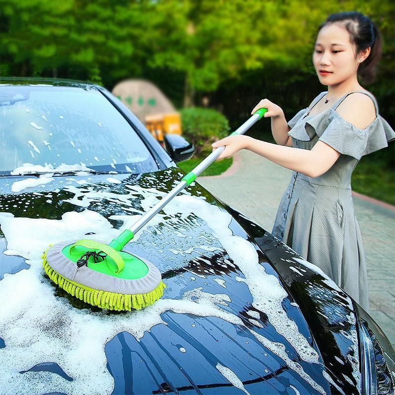 New Telescopic Car Brush Wash Soft Care Mop Vehicle Cleaning Window Adjustable - Mop Cloth(mop not included) V528-MOPCLOTH-416113