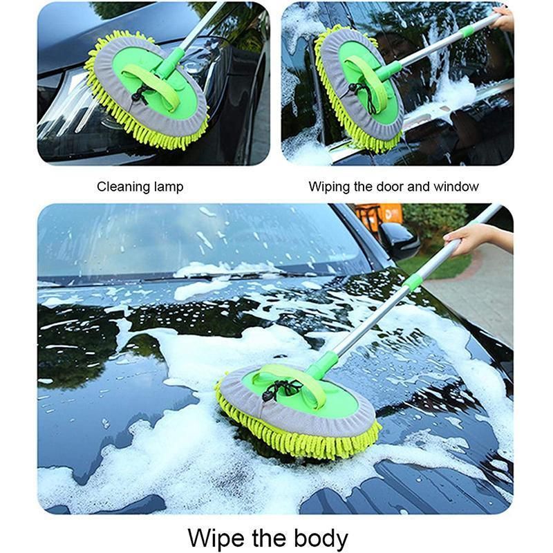 New Telescopic Car Brush Wash Soft Care Mop Vehicle Cleaning Window Adjustable - Mop Cloth(mop not included) V528-MOPCLOTH-416113