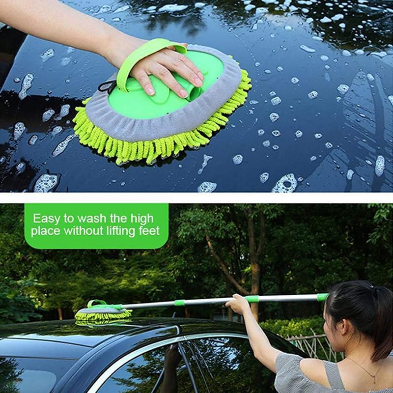New Telescopic Car Brush Wash Soft Care Mop Vehicle Cleaning Window Adjustable - Mop Cloth(mop not included) V528-MOPCLOTH-416113