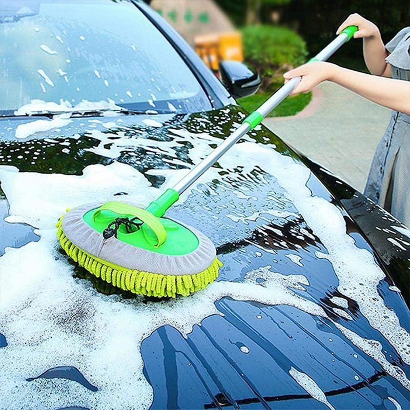 New Telescopic Car Brush Wash Soft Care Mop Vehicle Cleaning Window Adjustable - Mop Cloth(mop not included) V528-MOPCLOTH-416113