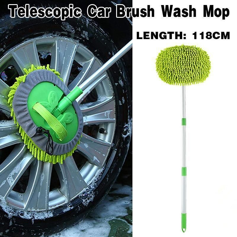 New Telescopic Car Brush Wash Soft Care Mop Vehicle Cleaning Window Adjustable - Mop Cloth(mop not included) V528-MOPCLOTH-416113