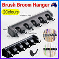 Broom Hanger Mop Holder Wall Mounted Brush Storage Rack Organizer Kitchen Tool - Black V528-MOPHOLDER-BLACK-667304