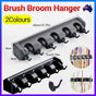 Broom Hanger Mop Holder Wall Mounted Brush Storage Rack Organizer Kitchen Tool - Grey V528-MOPHOLDER-GREY-507687