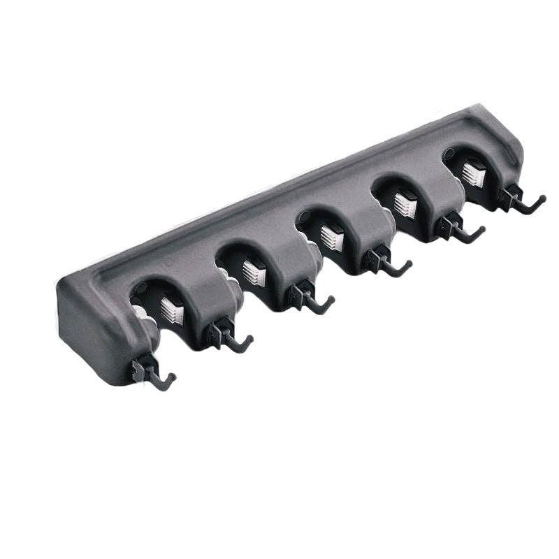 Broom Hanger Mop Holder Wall Mounted Brush Storage Rack Organizer Kitchen Tool - Grey V528-MOPHOLDER-GREY-507687