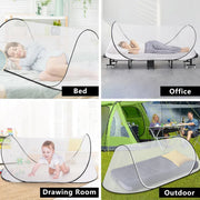 Portable Foldable Mosquito Net Pop-Up Travel Tent for Indoor Outdoor Use V528-MOSQUITO-BLACK-860161