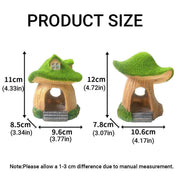 Aquarium Moss Mushroom House Aquascape Crafts Fish Shrimp Hiding Decoration - House With Window V528-MOSS-WINDOW-HOUSE-281100