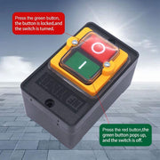 Motor Drill Switch Push Button For 10A 380V Kao-5 On/Off Water Proof Machine V528-MOTORDRILL-462169
